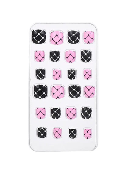 KissICON 💋 Child False Nails 24Pcs Box - Easy