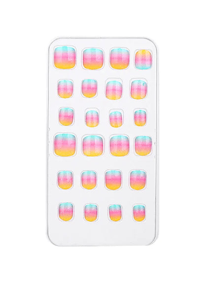 KissICON 💋 Child False Nails 24Pcs Box - Easy