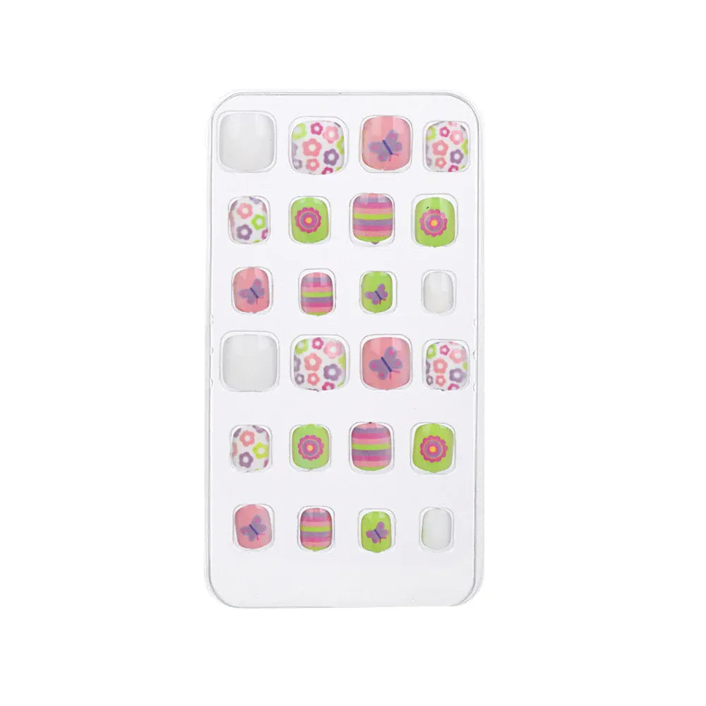 KissICON 💋 Child False Nails 24Pcs Box - Easy