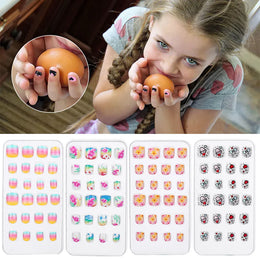 KissICON 💋 Child False Nails 24Pcs Box - Easy