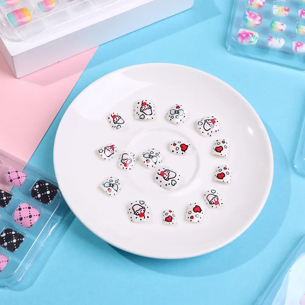 KissICON 💋 Child False Nails 24Pcs Box - Easy