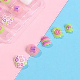 KissICON 💋 Child False Nails 24Pcs Box - Easy