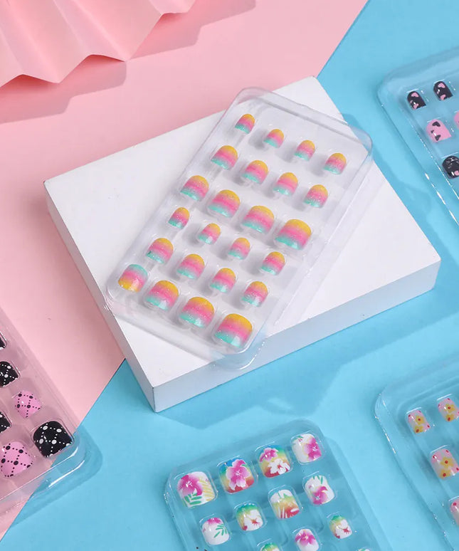 KissICON 💋 Child False Nails 24Pcs Box - Easy