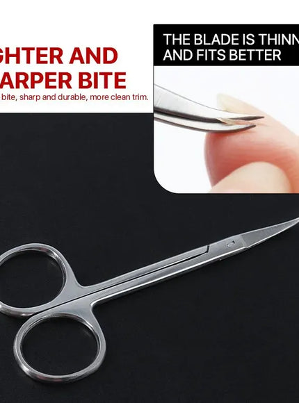 KissICON CHINA / as picture KissIcon Nail Cuticle Scissors - Stainless Steel Precision