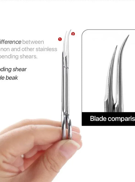 KissICON CHINA / as picture KissIcon Nail Cuticle Scissors - Stainless Steel Precision