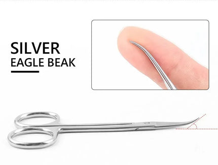 KissICON CHINA / as picture KissIcon Nail Cuticle Scissors - Stainless Steel Precision