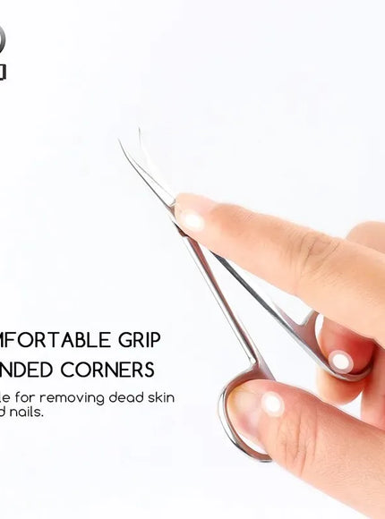 KissICON CHINA / as picture KissIcon Nail Cuticle Scissors - Stainless Steel Precision