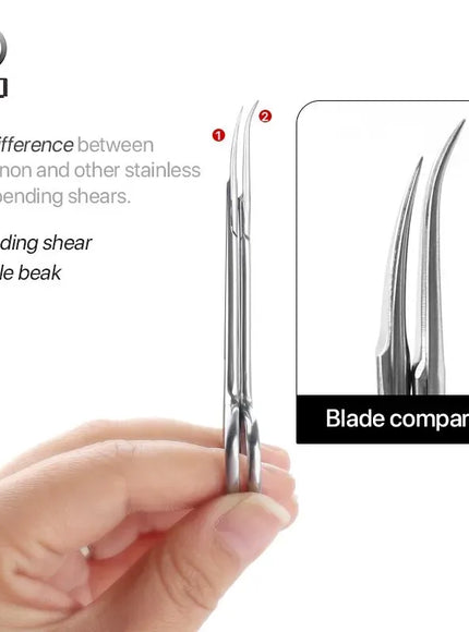 KissICON CHINA / as picture KissIcon Nail Cuticle Scissors - Stainless Steel Precision