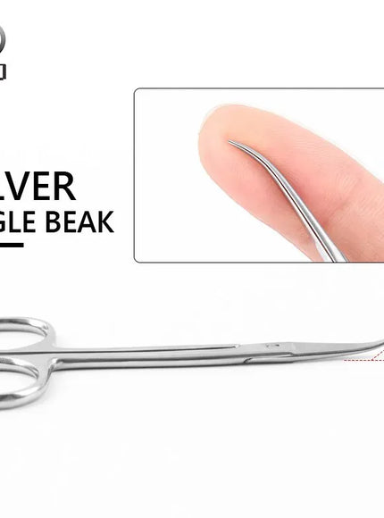 KissICON CHINA / as picture KissIcon Nail Cuticle Scissors - Stainless Steel Precision