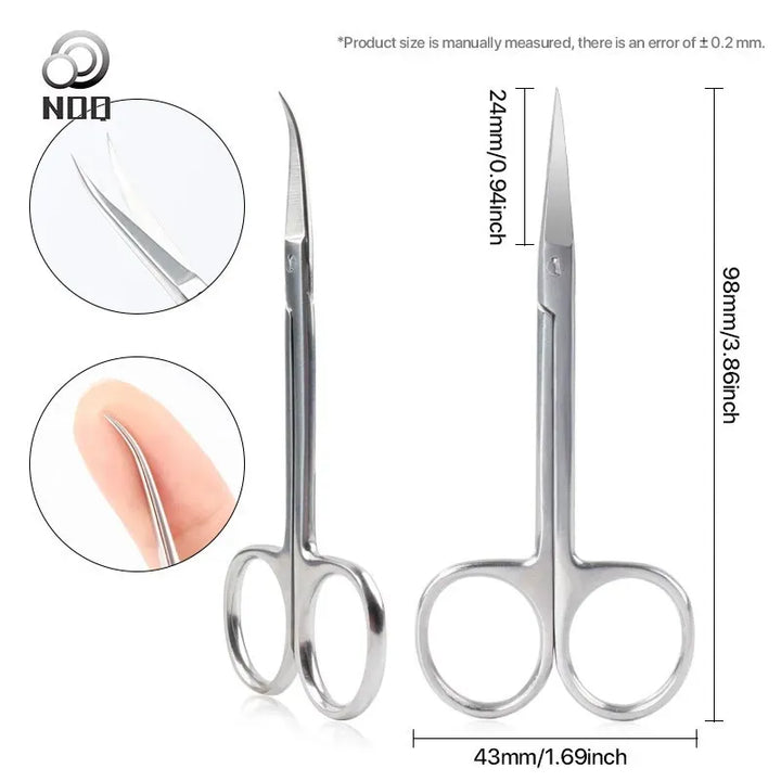 KissIcon Nail Cuticle Scissors - Stainless Steel Precision