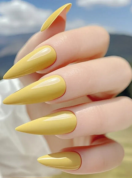 KissICON CHINA / KV1827 KissIcon Red Press On Nails - Reusable Stiletto