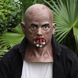 KissICON China Mainland Halloween Costume Party Props Evil Mask Creepy Masquerade Dress Horror Headgear