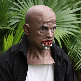 KissICON China Mainland Halloween Costume Party Props Evil Mask Creepy Masquerade Dress Horror Headgear