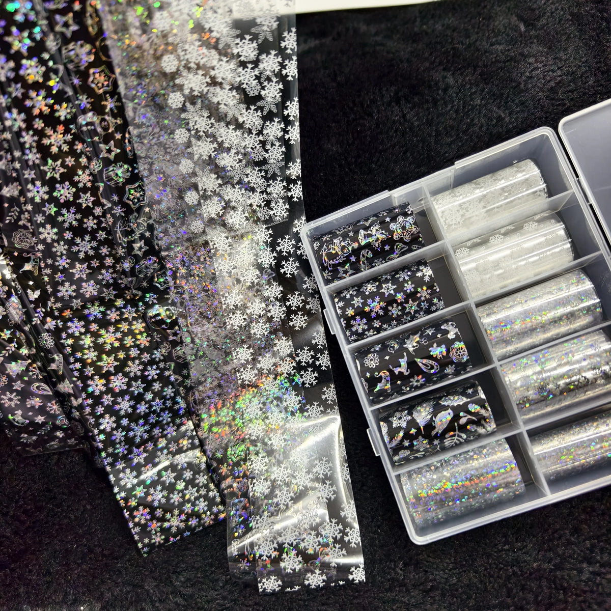 KissICON Christmas-21 10Rolls Halloween  Christmas  Easter Nail Foils Transfer Paper  Nail Art Stickers   Decal  Nails Decoration