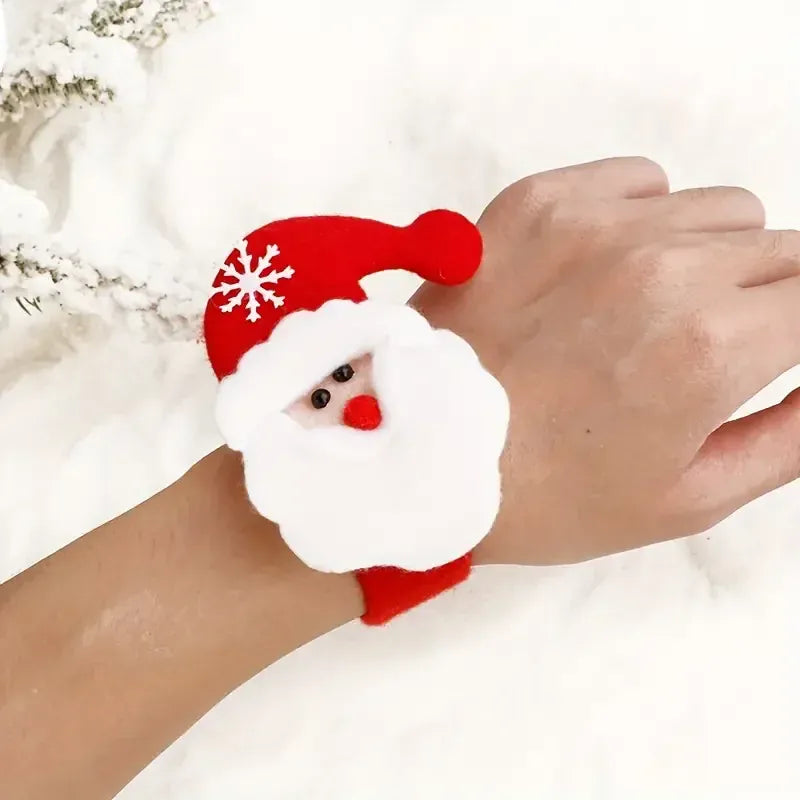 KissICON Christmas Bracelets Toys Snowman Reindeer Santa Claus Christmas Rings Christmas Gifts Childrens Toys Adult Holiday Decorations