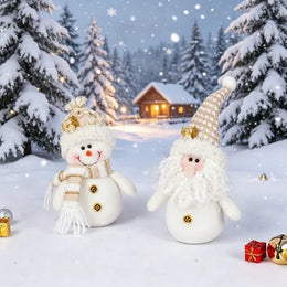 KissICON Christmas Decorations Gnome Santa Claus Snowman Christmas Dolls New Year Ornament Xmas Tree Decor Home Decoration Navidad Natal