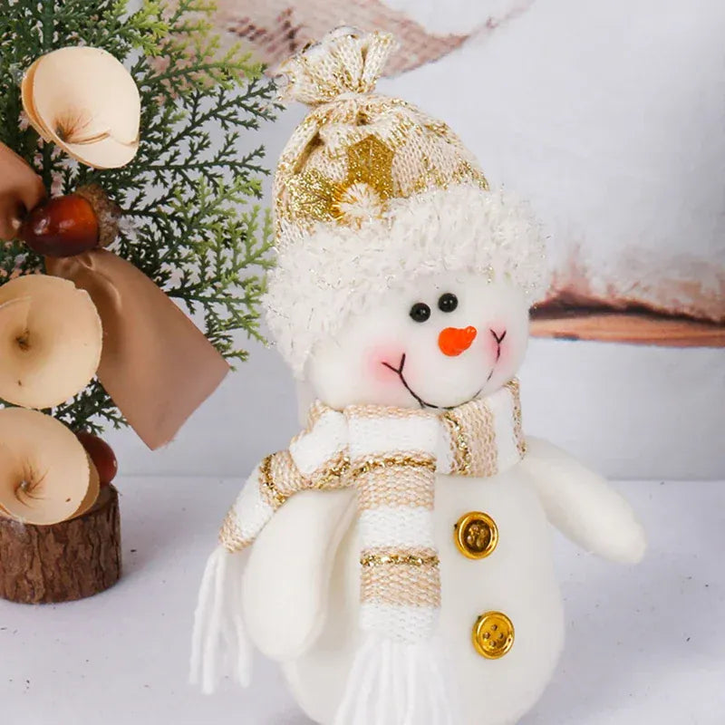 KissICON Christmas Decorations Gnome Santa Claus Snowman Christmas Dolls New Year Ornament Xmas Tree Decor Home Decoration Navidad Natal