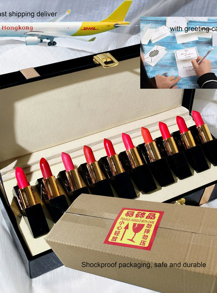 KissICON 💋 Christmas Lipstick Gift Kit Velvet Tint -
