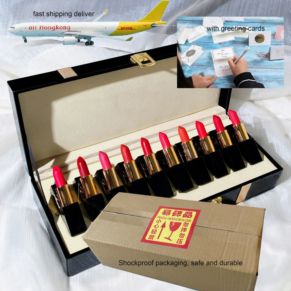 KissICON 💋 Christmas Lipstick Gift Kit Velvet Tint -