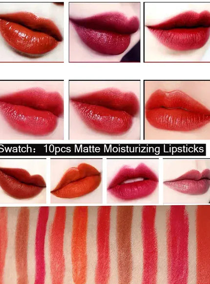 KissICON 💋 Christmas Lipstick Gift Kit Velvet Tint -