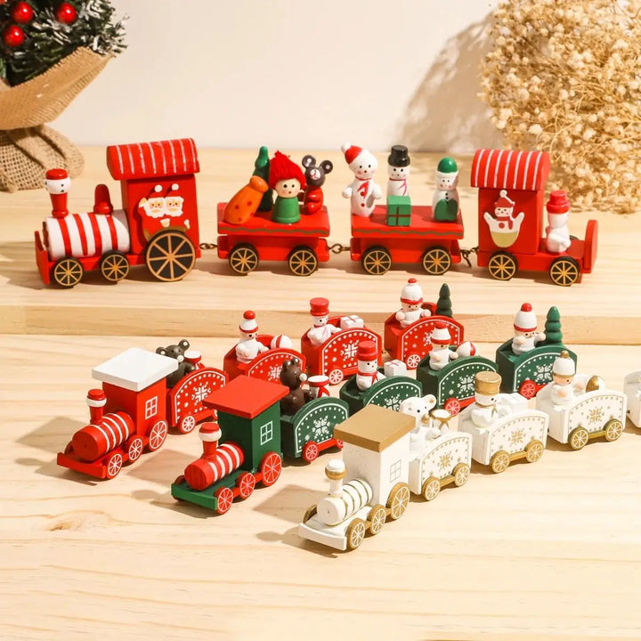 Christmas Train Merry Christmas Decorations For Home 2026 Cristmas Ornament Xmas Navidad Noel Gifts Happy New Year 2026 Gifts