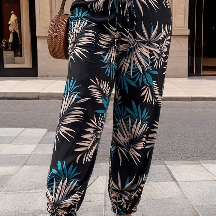 Chic PlusSize HighWaisted Tapered Lounge Pants