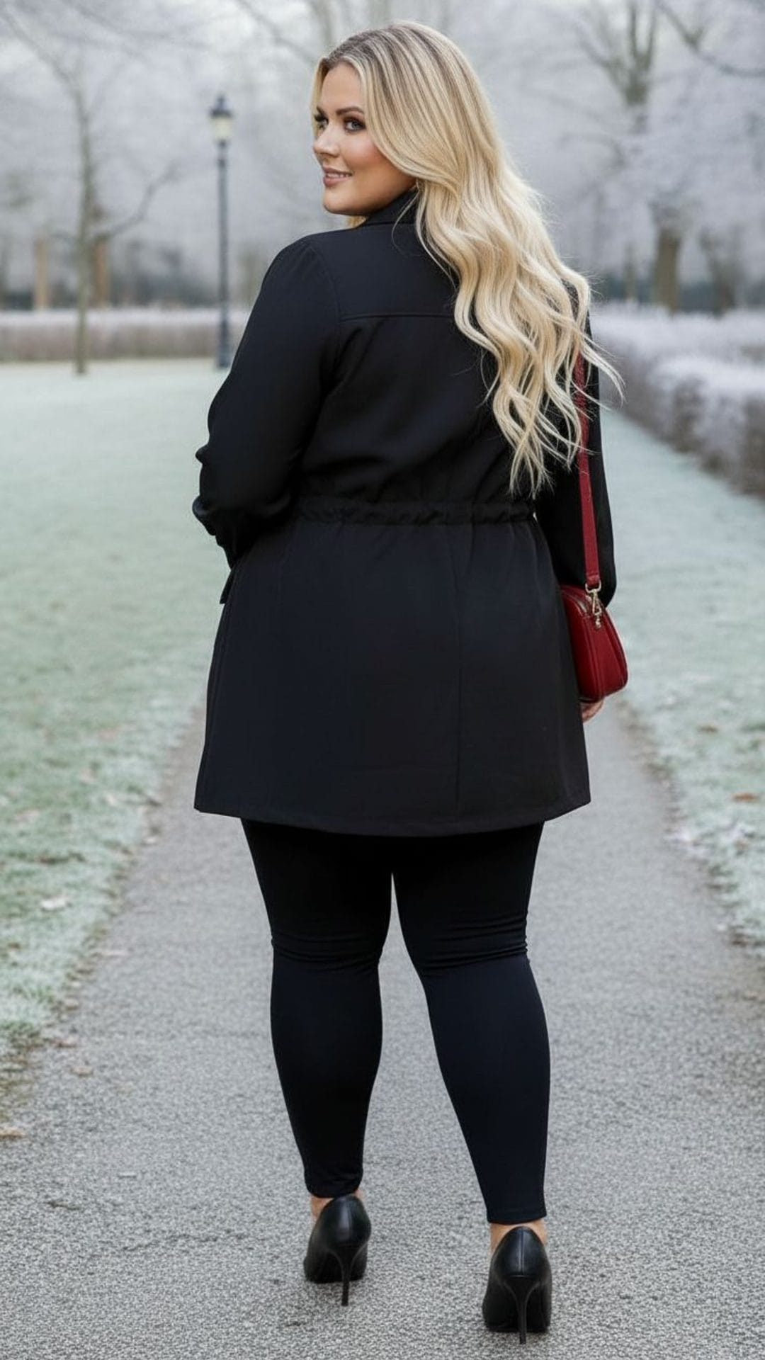 KissICON Classic Black Zip-Up Utility Jacket – Plus Size Everyday Chic