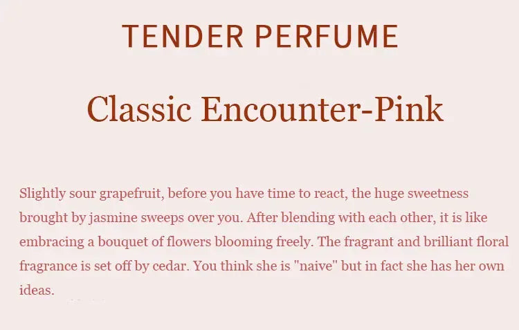 KissICON Classic Encounter Perfume 100ml - Long Lasting Floral