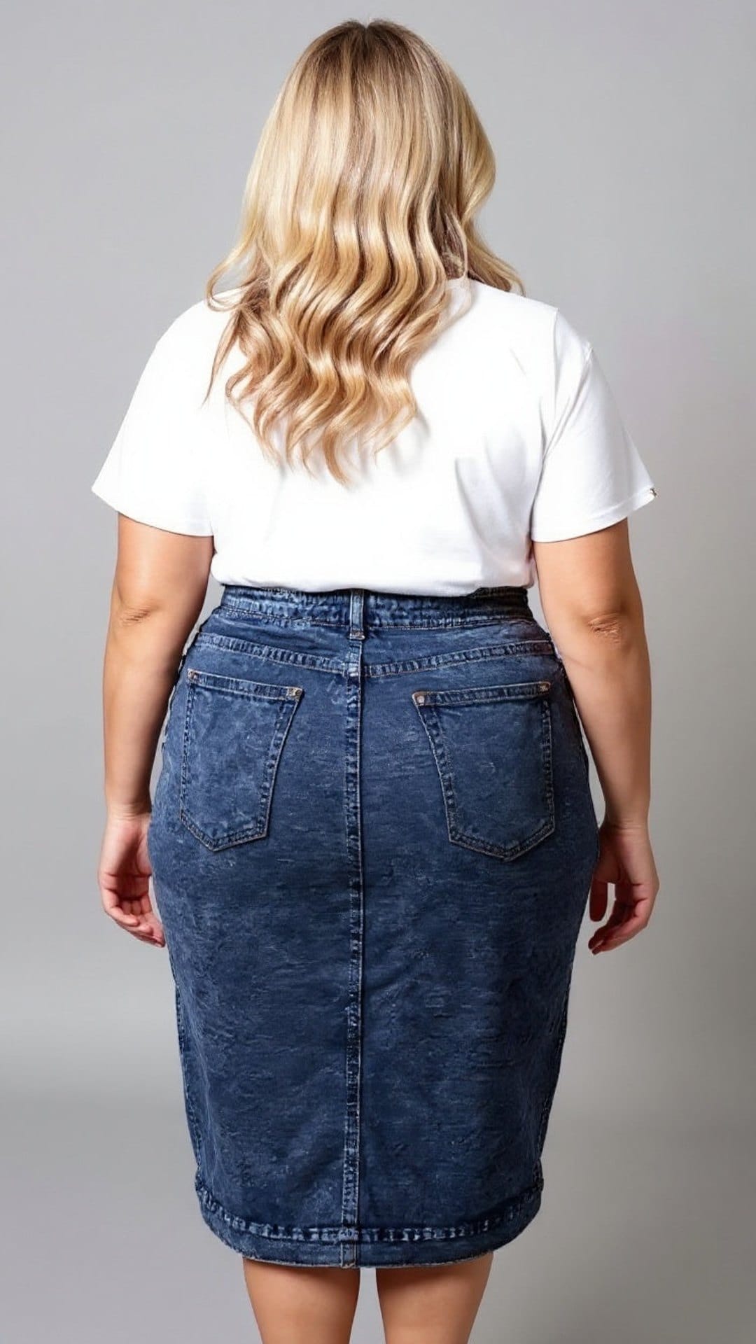 KissICON Classic High-Waist Denim Mini Skirt – Timeless Wardrobe Essential