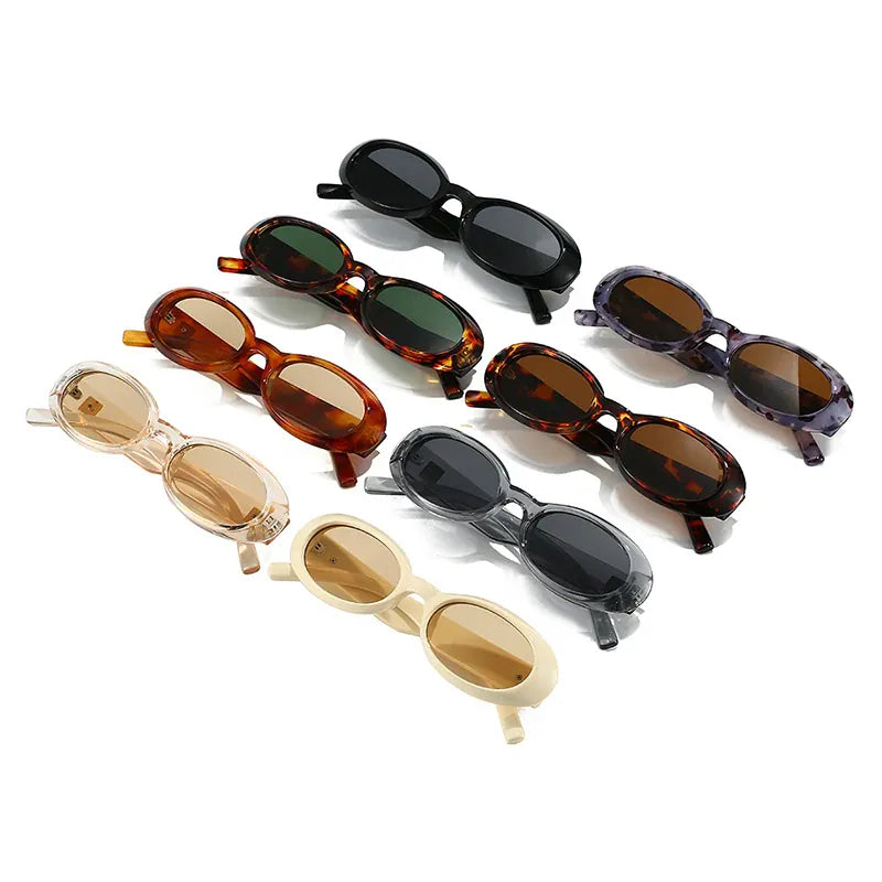 Dropshipman Classic Oval Sunglasses – Minimalist Retro Style