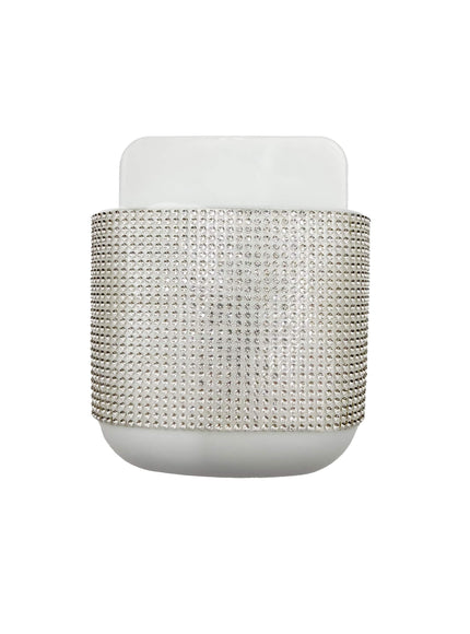 jkthpu-45 Classic White Hidden Port Wall Charger  Organizer DeskBedside Solution