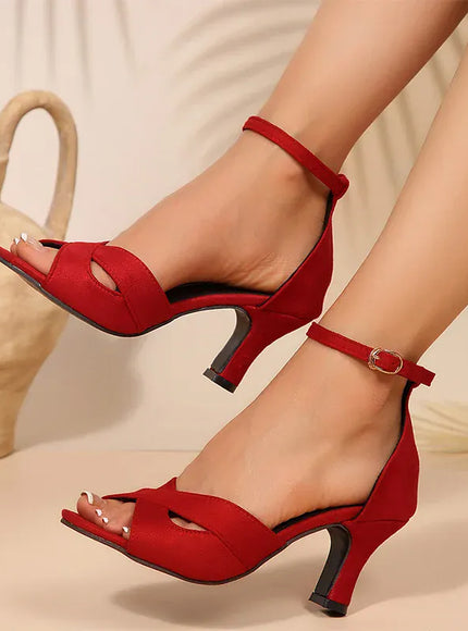 KissICON Classics High Heels Sandals for Women Plus Size