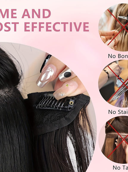 KissICON Clip In Hair Extensions 22in Red