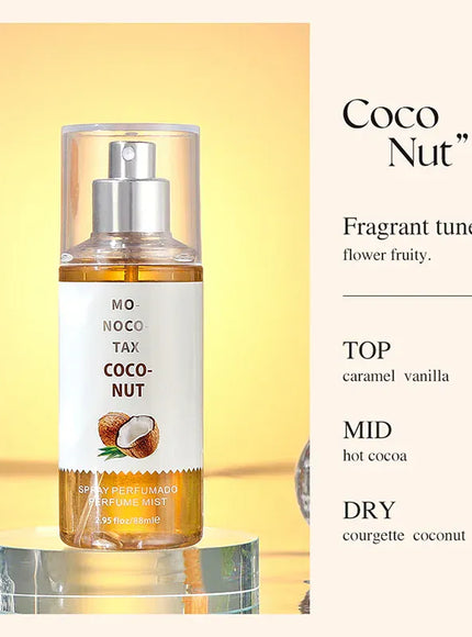 KissICON COCONUT 88ml Jean Miss 88ml Unisex Perfume Floral Fruity Scent