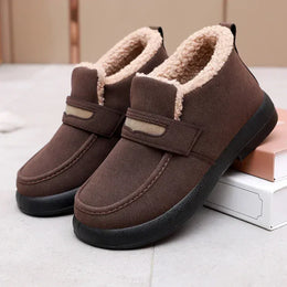 KissICON coffee / 40 Women's Snow Boots Soft Loafers Women's Winter Korean