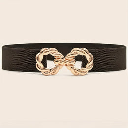 jkthpu-45 Coffee Brown / 3XL Chic Slimming Elastic Waist Belt Versatile for Any Style