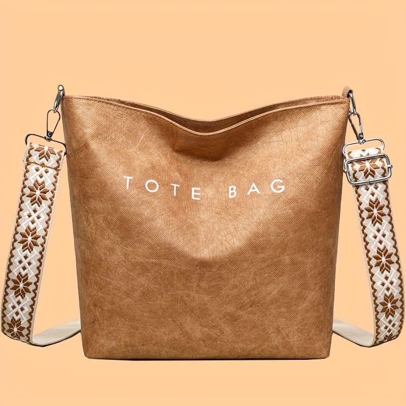 jkthpu-45 Coffee color Boho Chic Convertible Tote Stylish Travel Work Daily Carryall