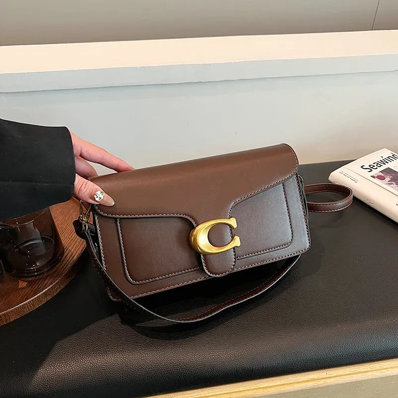 KissICON coffee color Dionysus Baita Shoulder Bag