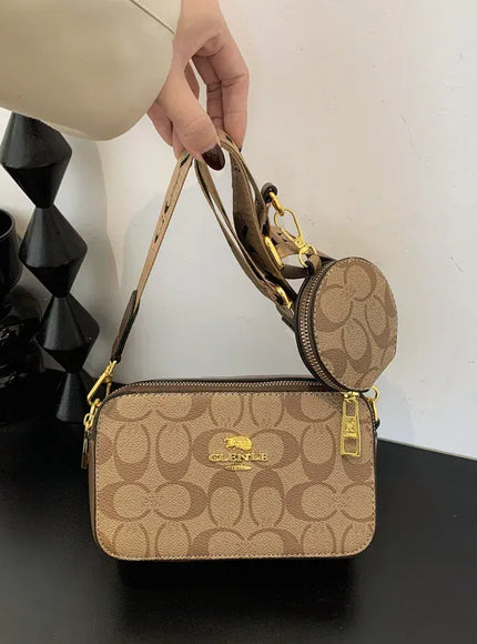 KissICON Bags Coffee color Vintage Camera Crossbody Bag | Mother & Daughter Style