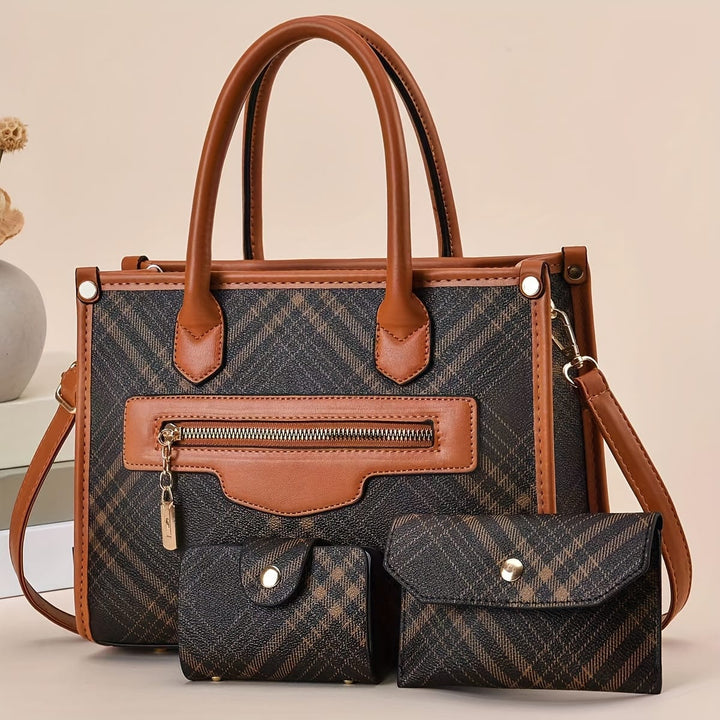 Chic MultiPiece Trendy Womens Fashion Handbag Set