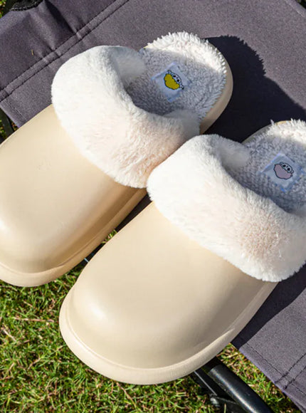 KissICON Coldproof Warm Home Slippers for Women Faux Fur