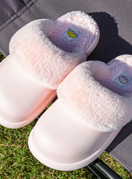 KissICON Coldproof Warm Home Slippers for Women Faux Fur