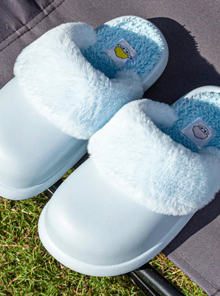 KissICON Coldproof Warm Home Slippers for Women Faux Fur