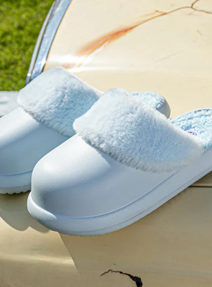 KissICON Coldproof Warm Home Slippers for Women Faux Fur