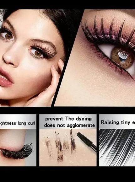 KissICON Color-01 KissIcon Waterproof 4D Mascara Thick Curl - Smudge