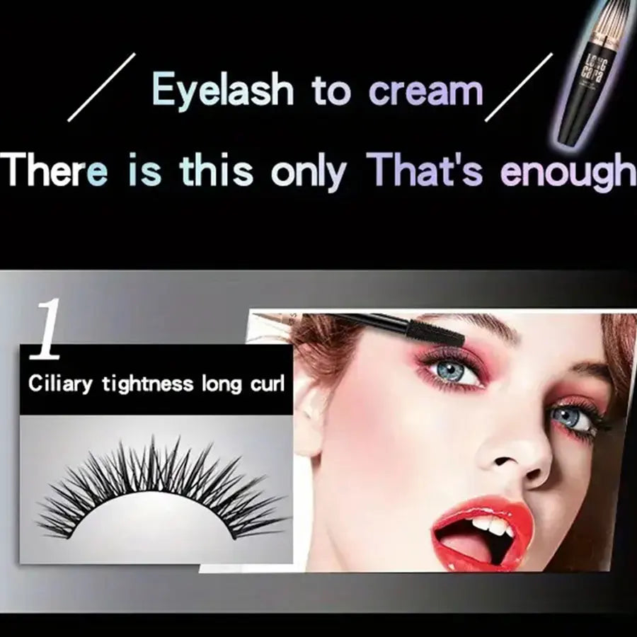 KissICON Color-01 KissIcon Waterproof 4D Mascara Thick Curl - Smudge