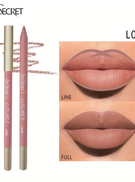 KissICON Color #02 KissIcon Long-Lasting Waterproof Lip Liner - Rich Pigment