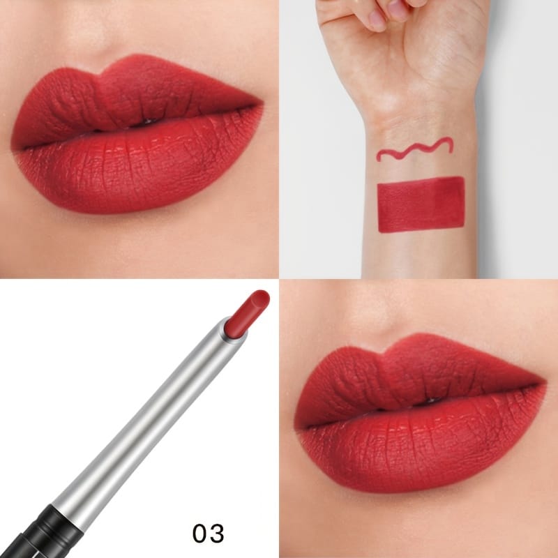 KissICON Color #03 KissIcon 12 Colors Lipstick - Waterproof Matte Long