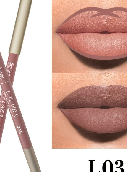 KissICON Color #03 KissIcon Long-Lasting Waterproof Lip Liner - Rich Pigment