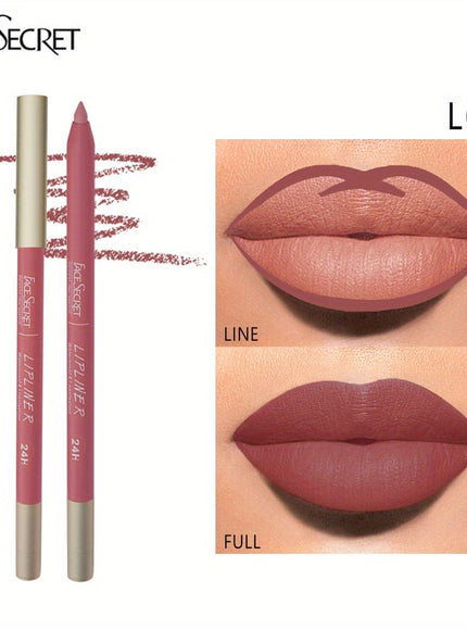 KissICON Color #08 KissIcon Long-Lasting Waterproof Lip Liner - Rich Pigment
